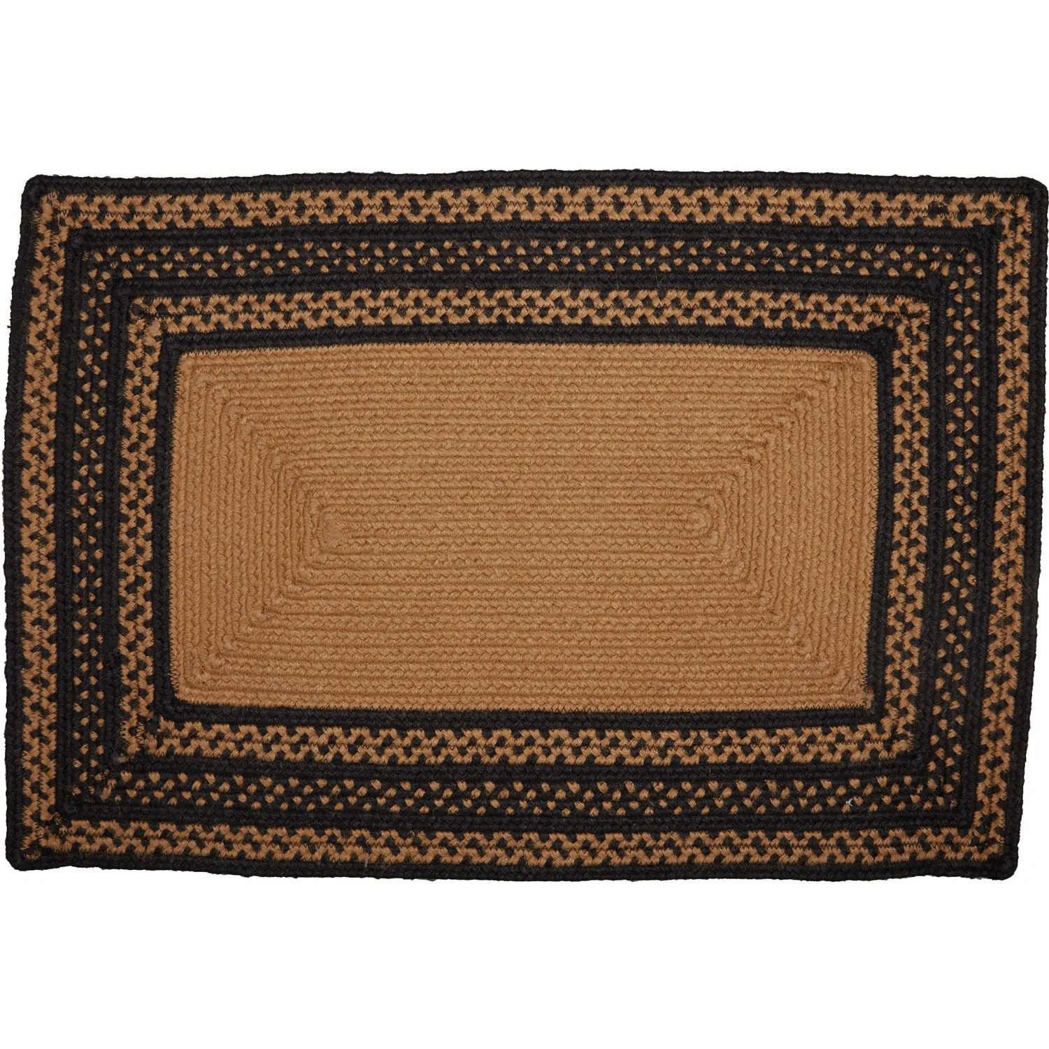 Farmhouse Jute Rug Rect Stencil Welcome Y'all back