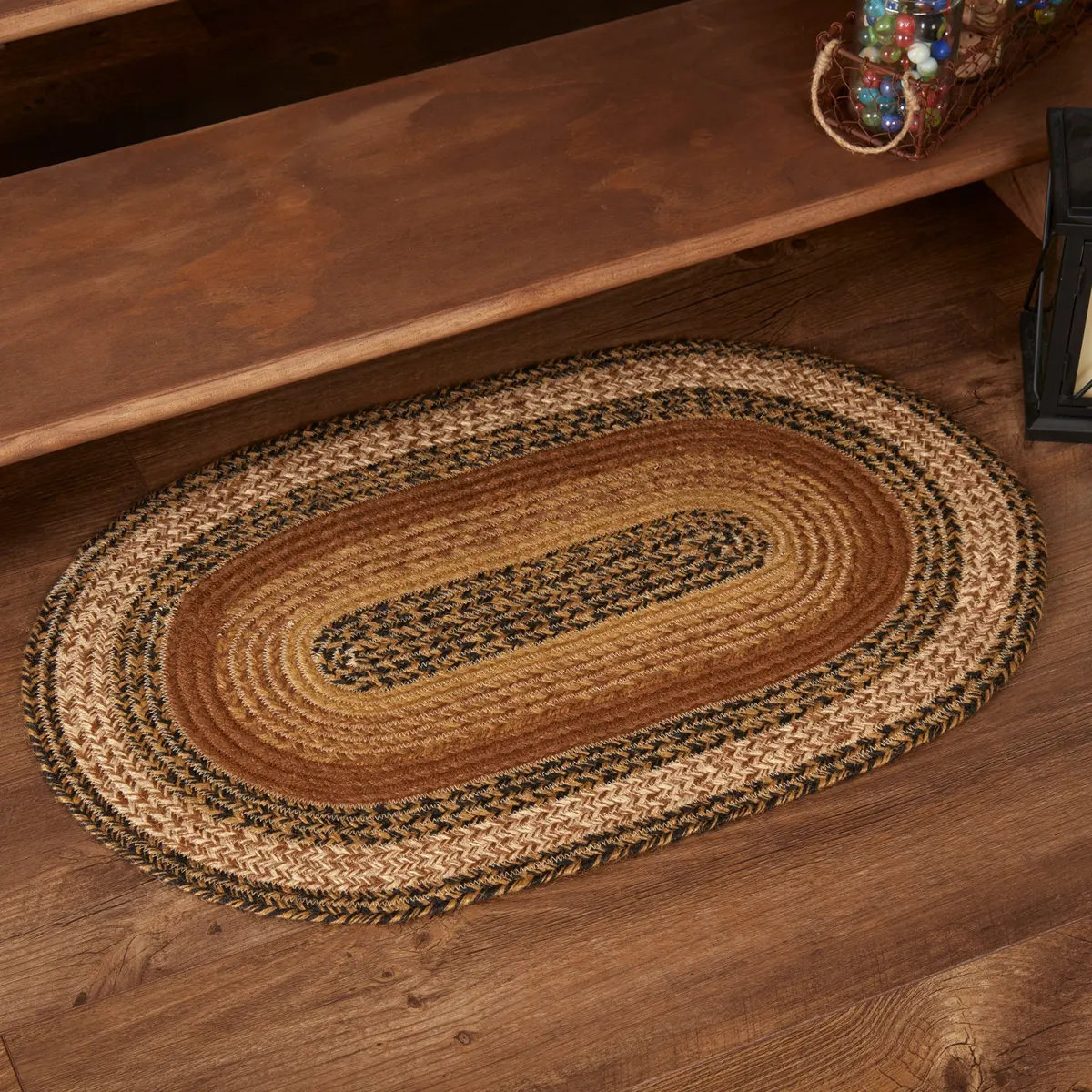 Kettle Grove Jute Rug Oval with Pad 20x30 display