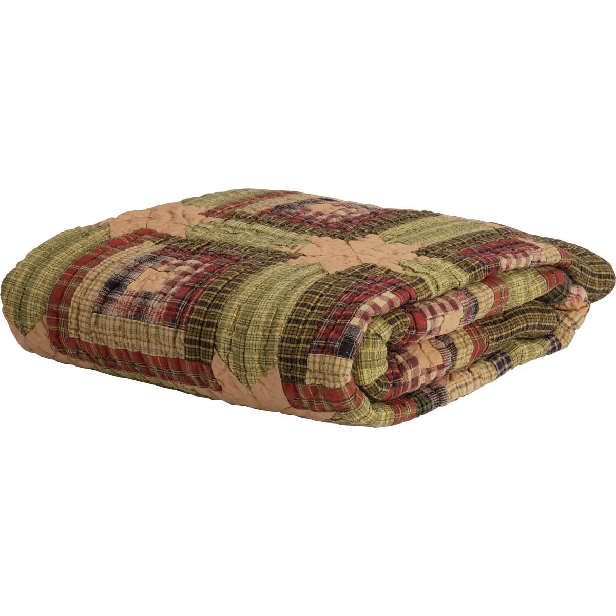 Tea Cabin Throw Quilted 60x50 folded