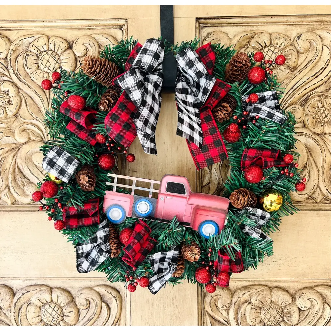 15” Holiday Door Wreath $25.98 - MSRP