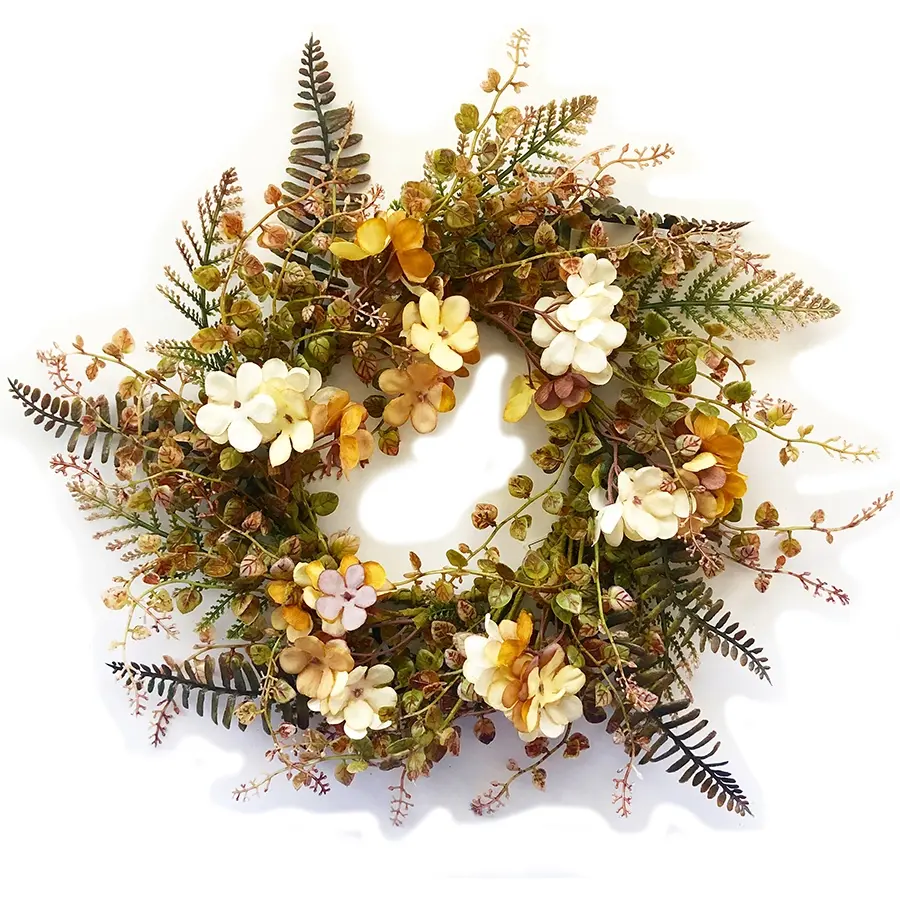 Floral Fern Wreath (Fall/Harvest)