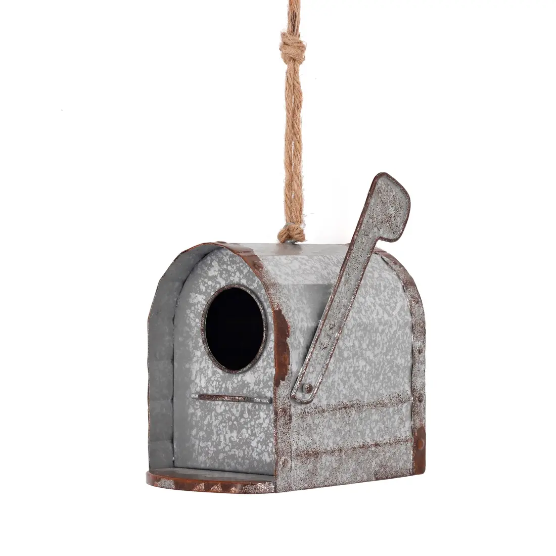 Galvanized Mailbox Birdhouse